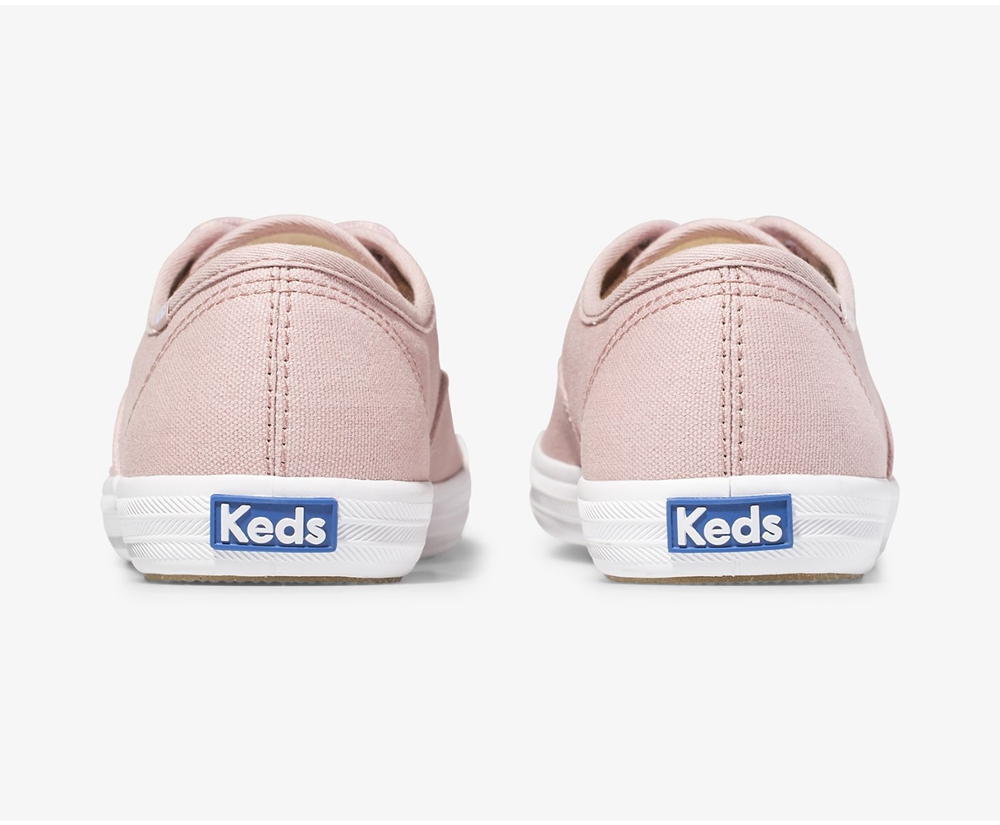 Πανινα Παπουτσια Γυναικεια - Keds Champion Solids - Ροζ - ZJAFM1739